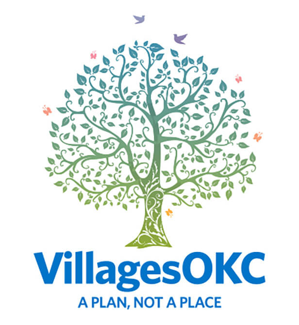 VillagesOKC logo. A plan, not a place.