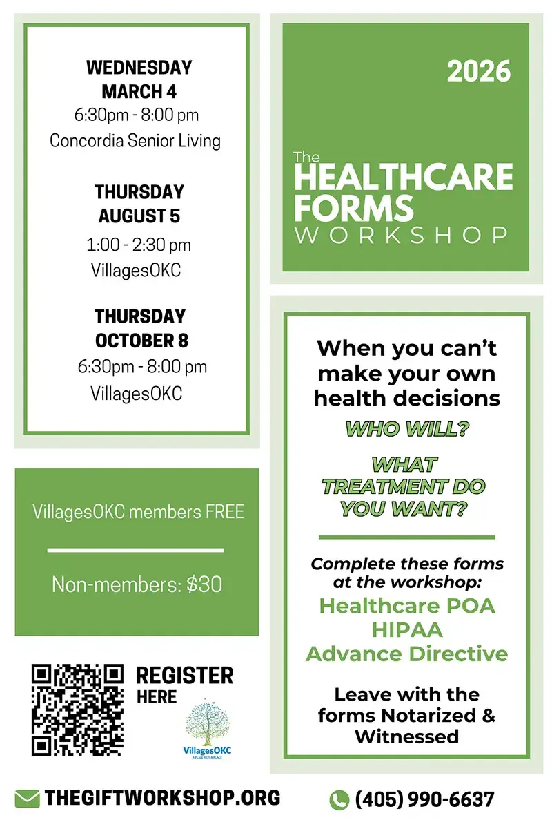 Healthcare Forms Workshop 2026 flyer