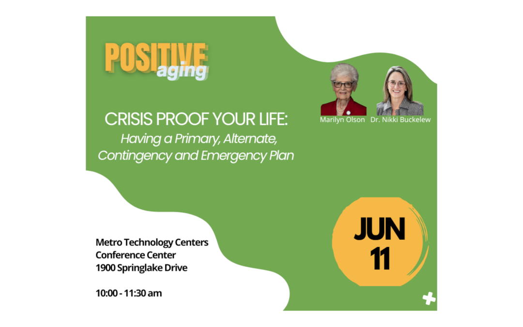 Seminar to focus on crisis preparedness during life’s unexpected challenges